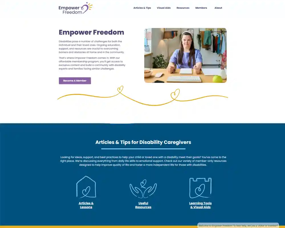 Empower Freedom Website