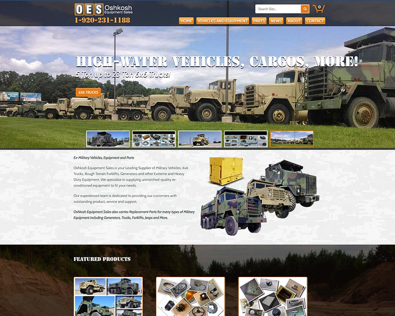 Oshkosh Equipment Website