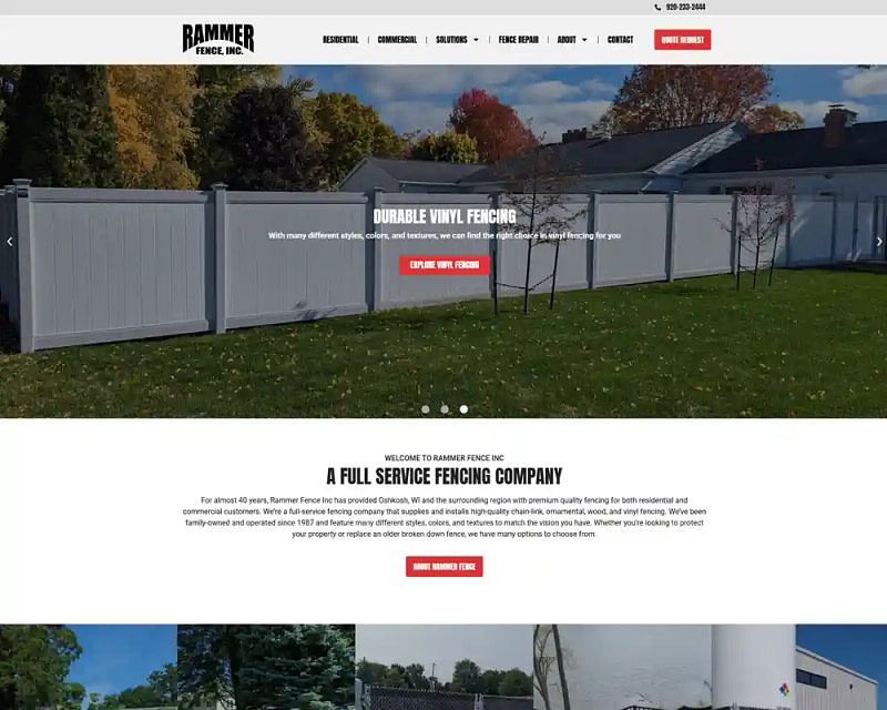 Rammer Fence Website
